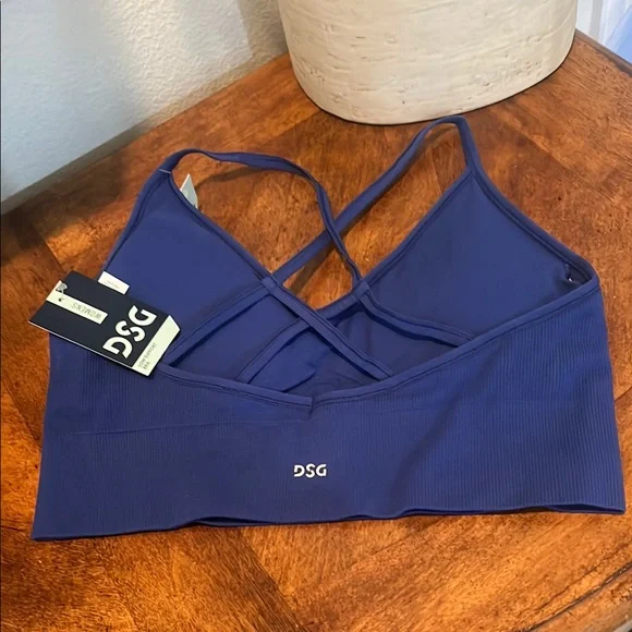 DSG Women's Blue Sports Bra - Picture 1 of 5